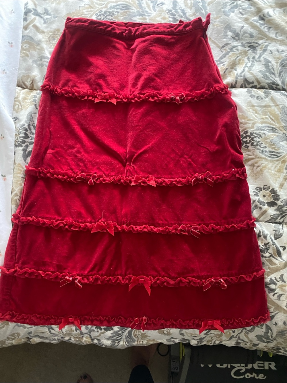The Children's Place Red Ruffled Tiered Girls' Skirt